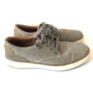 Skechers Moreno Canvas Oxford Mens Size 12 Grey Shoes SN 65981 Sneakers